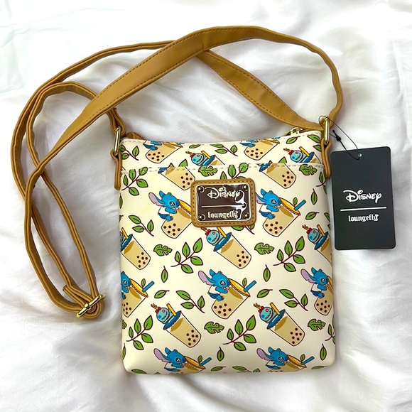 Loungefly Handbags - NWT Loungefly Disney Lilo & Stitch Boba Crossbody Bag